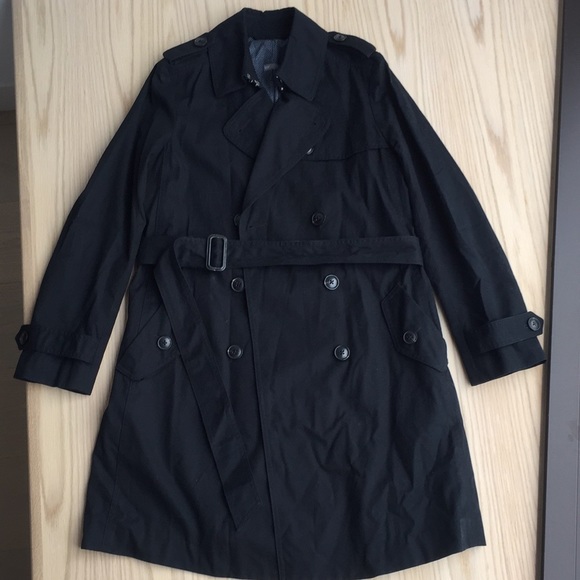 GAP Classic Trench Coat - Black - Picture 2 of 10